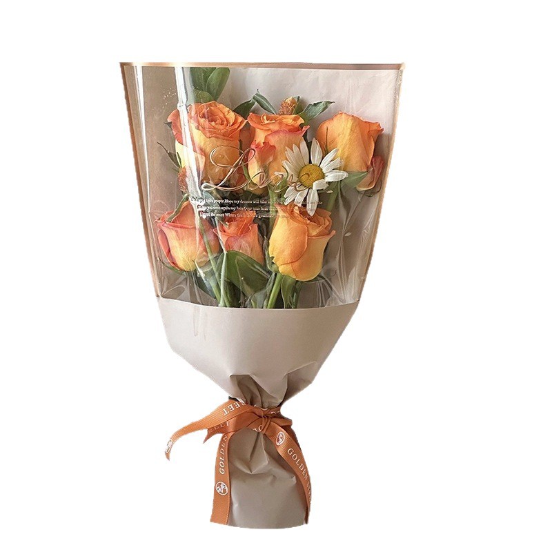 Huaxi Qixi Día de San Valentín estampado AMOR bolsas de flores bolsas