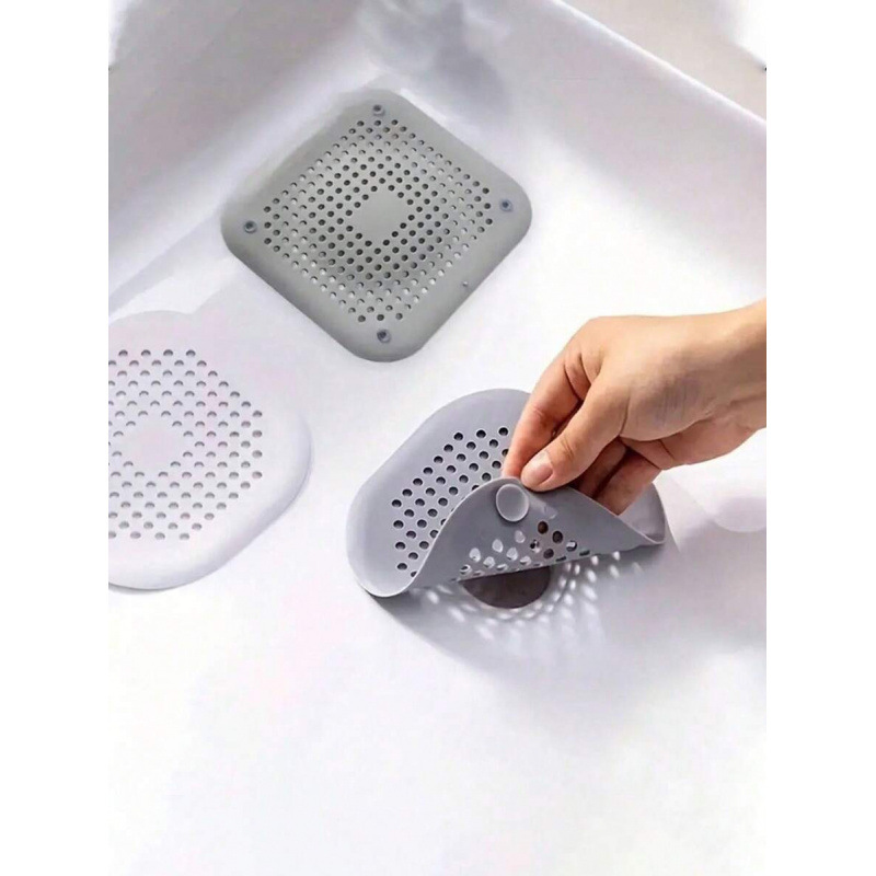 D 99309 Silicone Anti-clog Drain Sticker 硅胶防堵地漏贴|ms