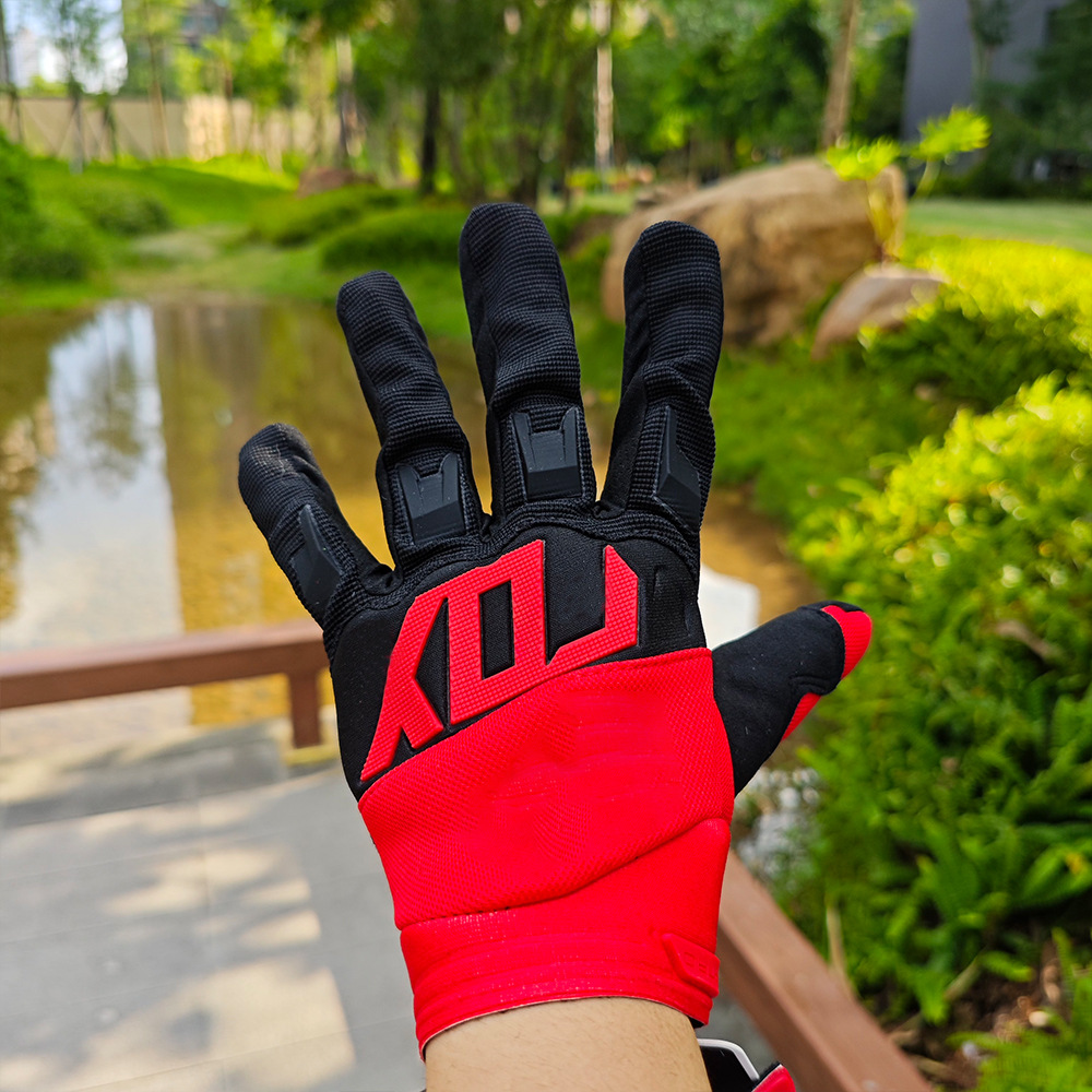 Guantes de motocicleta transpirables resistentes al desgaste antideslizante al aire libre guantes de motocicleta eléctrica de montaña image 3