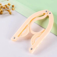 Folding Hanger Multifunctional Clothes Rack Anti-slip Outdoor Travel Portable Clothes Hanger Business Trip Home Use Magic Clothes Hook Wholesale