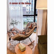 夏季办公室午睡毯北欧风针织毯护颈单人盖毯毛毯小毯子沙发