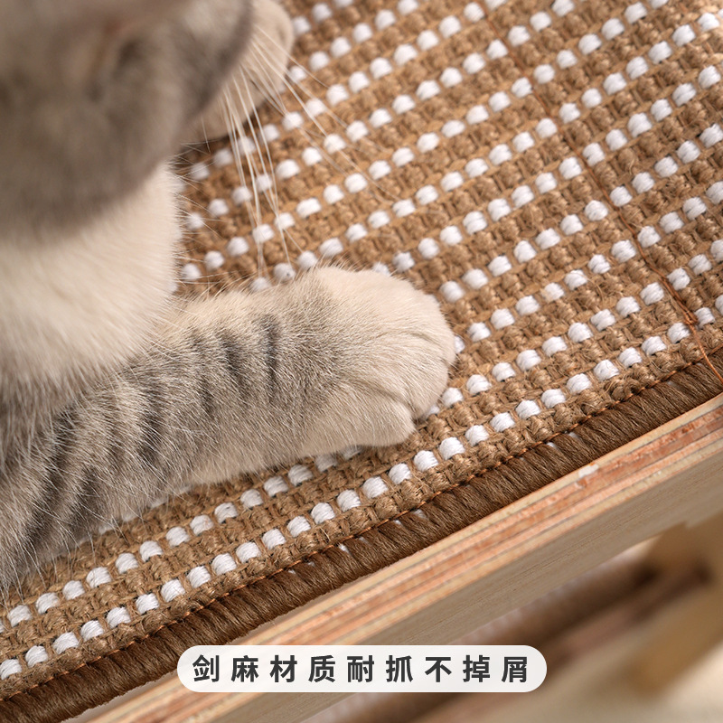 Sillón reclinable vertical de doble capa para gatos