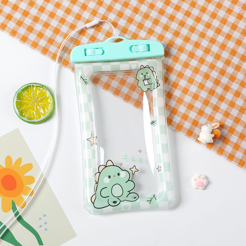 녹색 체크무늬 공룡