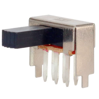 SK23D09SK23D04三档卧式开关三档卧式滑动开关两档双排手柄高壳黑