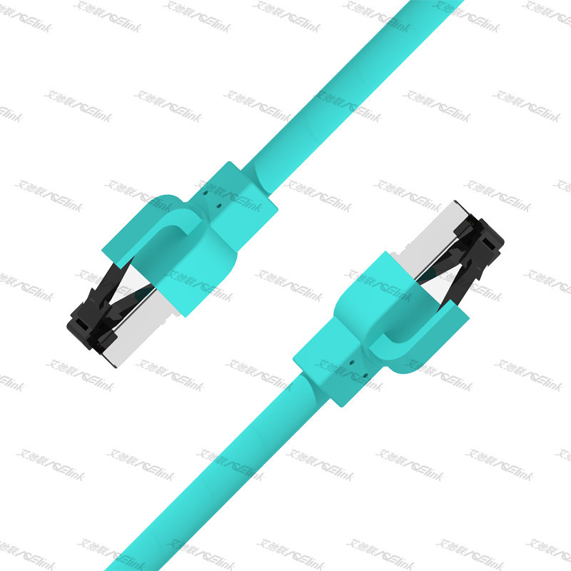 Category 5E Network Cable 8-Core Twisted Pair Cat.5E Finished Network Jumper Tpe Flexible Industrial Ethernet Sf/Upt