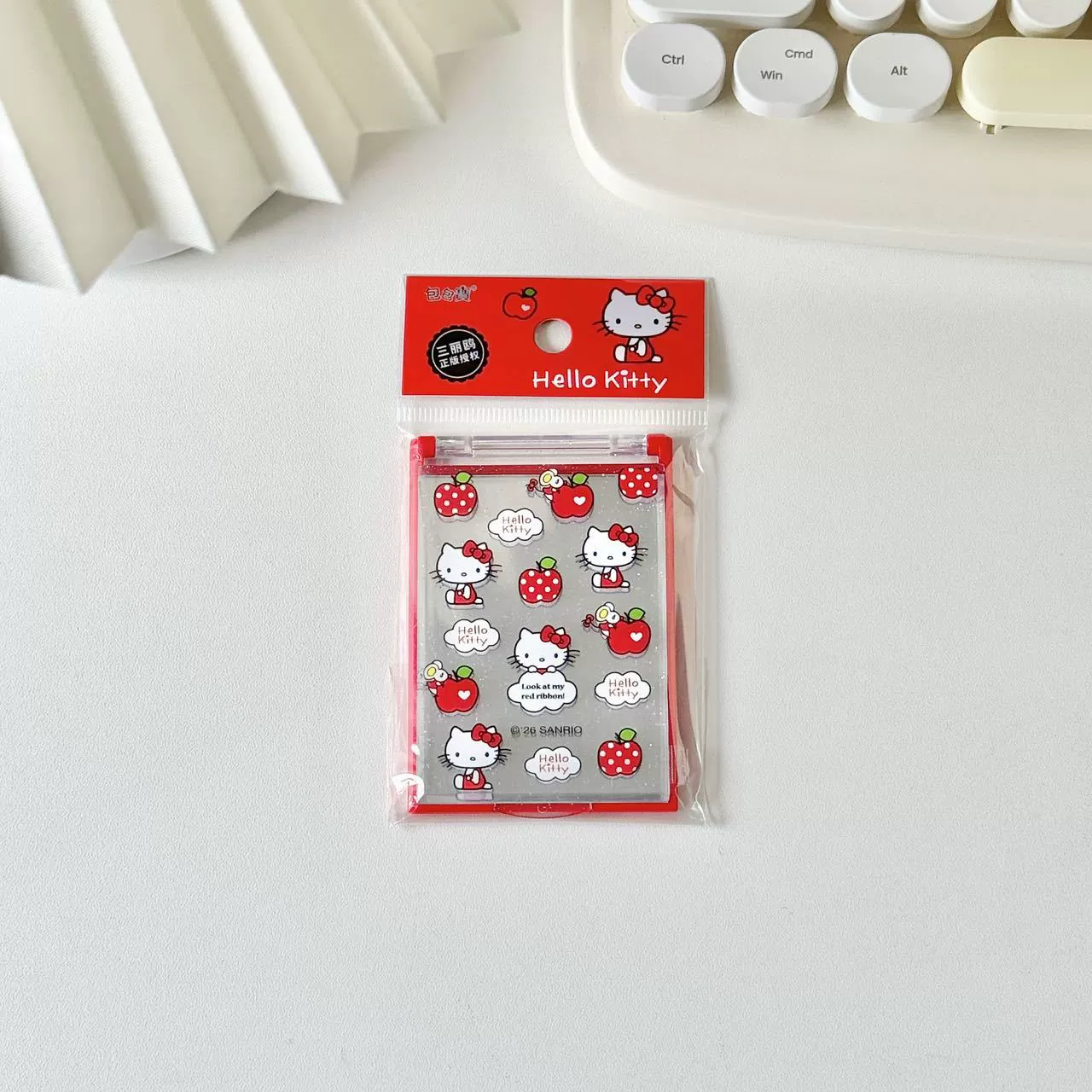 Sanrio, hello kitty, cute cartoon folding mirror