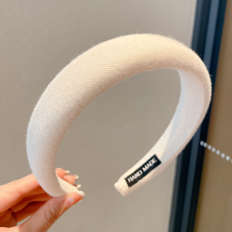 Corea del Sur, cabello de onda gris para niños, arco de arco, adornamiento de cabello de alto nivel, bandana de cabello, banda de cabello