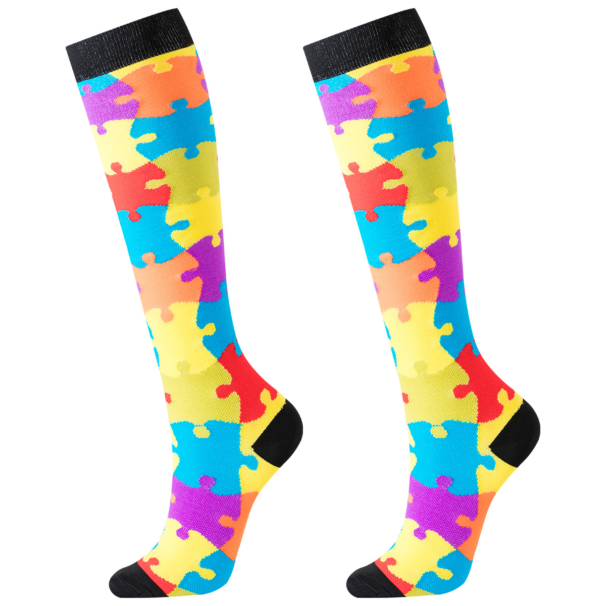 Sport compression stocking factory calcetines de presión al por mayor calcetines de compresión