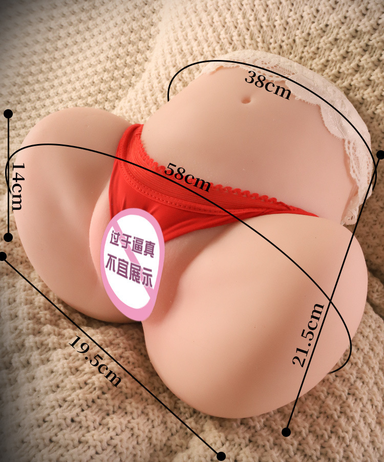 Jiuai Solid Doll TPE Male Masturbator Realistic Vagina and Buttocks Manual Inverted Mold Device — detail image 8