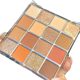 MissLara16 color eye shadow plate flash sequins pearlescent matte earth color ins Super Fire Eye Shadow cross-border