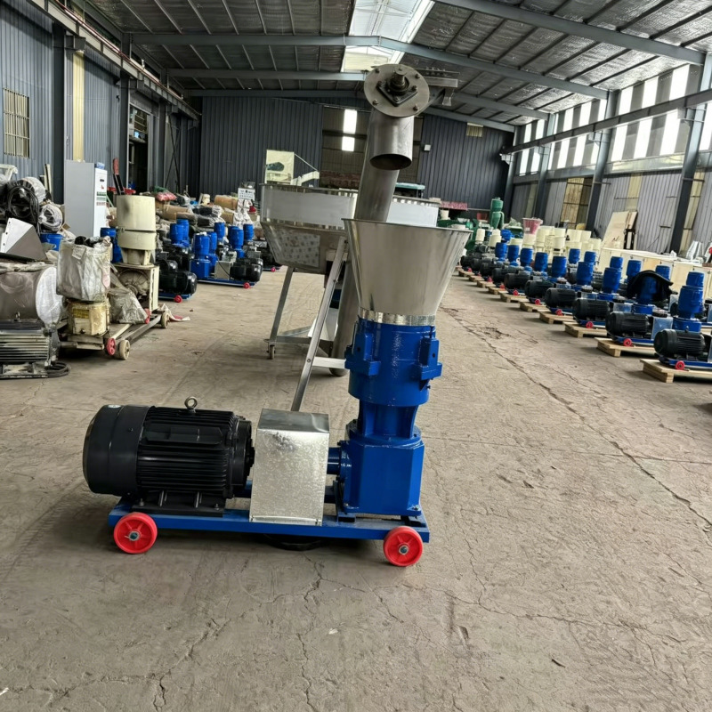 Commercial Small-Scale Feed Pellet Machine, Feed Pellet Machine for Cattle and Sheep Breeding, Alfalfa and Corn Stalk Pelletizer