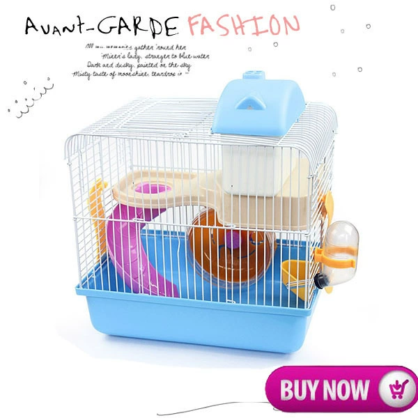 Клетка хомяка Золотые медведи негабаритная вилла класса люкс маленький хомяк комплектный пакет двухслойных акриловых замков