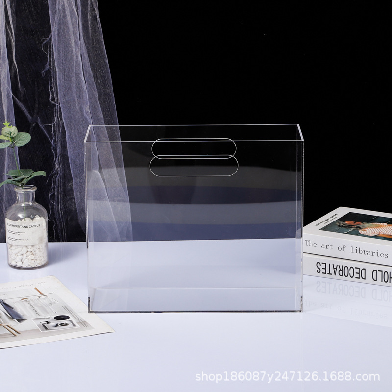 _亚克力办公文件收纳盒