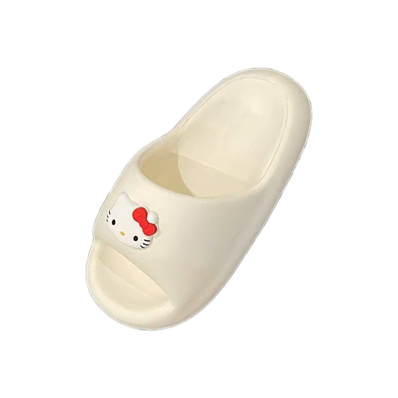 Hello Kitty, летние нескользящие сланцы на платформе для любимых, шлепанцы, обувь