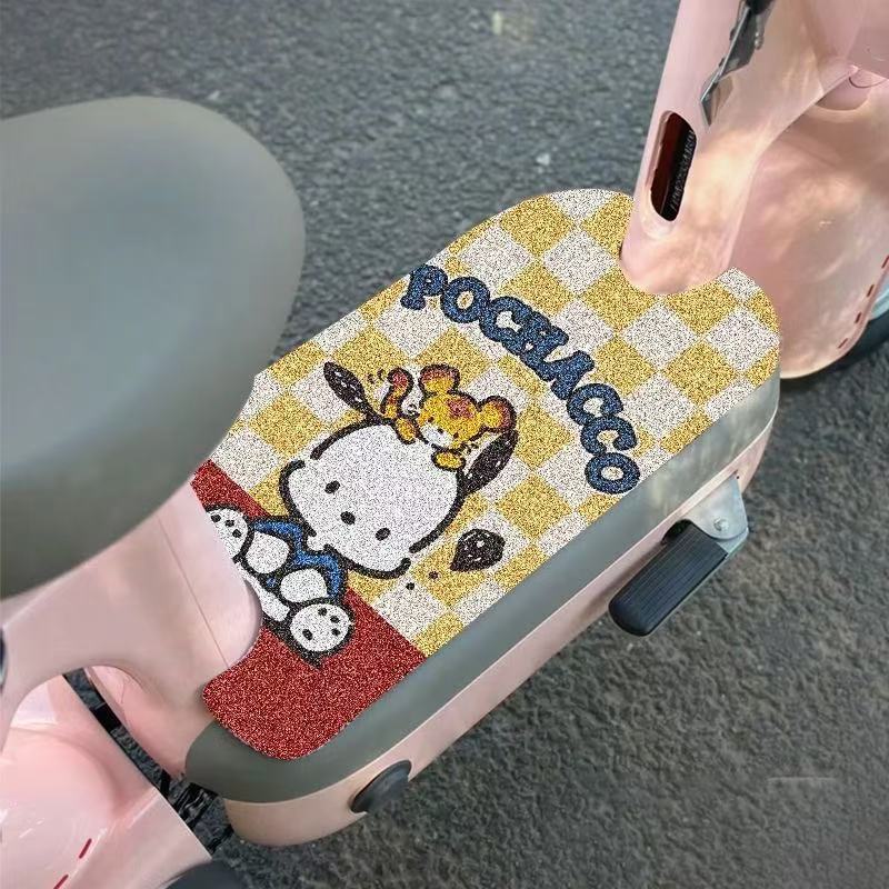 Cartoon Cute Electric Vehicle Floor Mats for Home Use, Non-Slip and Easy to Care For, Wire Loop Floor Mats, Pedal Scraping Mud and Dirt Pvc Floor Mats