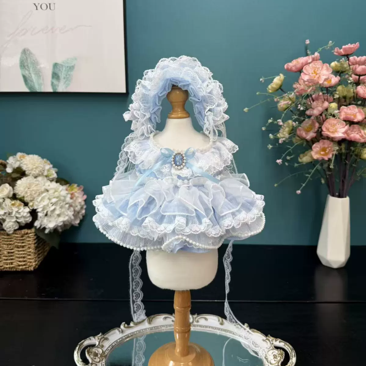 13英寸娃衣玲娜贝儿星黛露可爱公仔书包挂件着玩偶换装衣服娃用