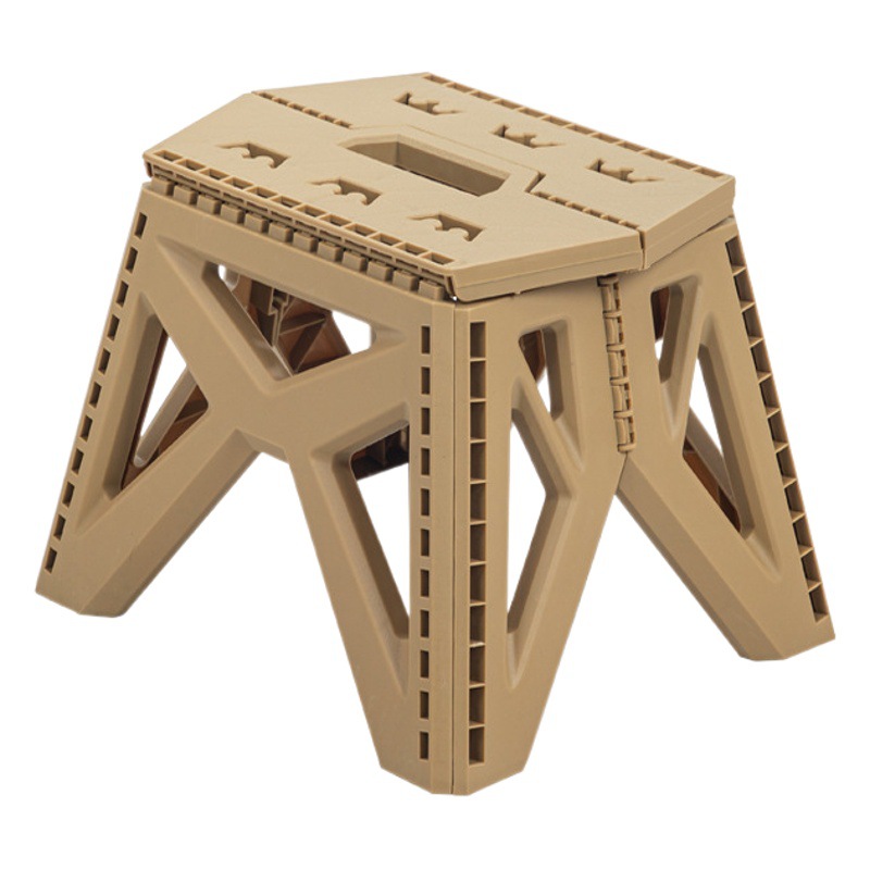 Folding Stool New Plastic Extra Thick Children and Adults Shoe Changing Stool Short Home Outdoor Storage Dining Chair Furniture