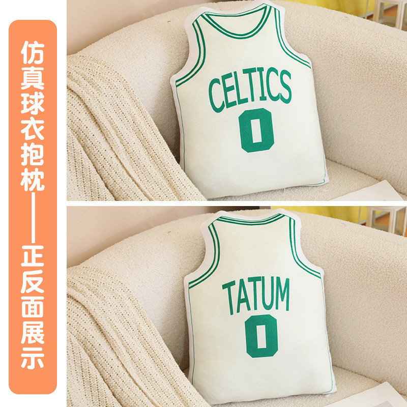 Dormitorio dormitorio almohada de baloncesto regalo para niños camiseta de simulación detrás de adornos creativos de juego image 17