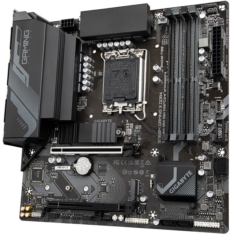Совместимая с материнская плата Intel Gigabyte B760M Gaming x DDR4 поддержка процессоров 12/13/14 поколения CPU