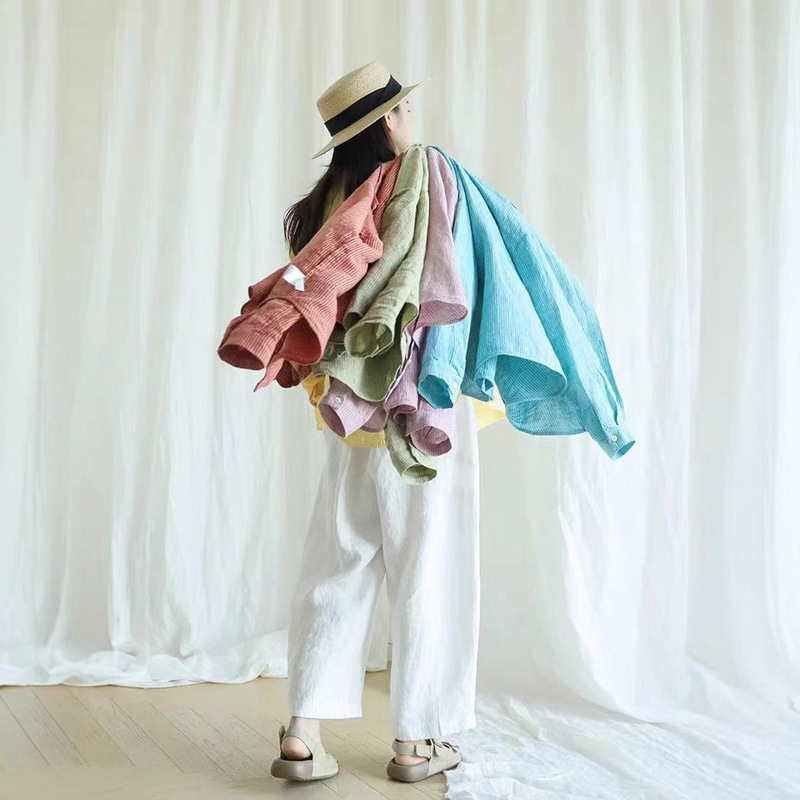 2026 Artistic Casual Versatile Commuter Shirt, Age-Reducing Style for Rich Women