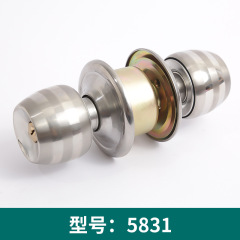 Factory wholesale exterior mechanical door locks, various specifications spherical lock handles, copper core bathroom door locks
