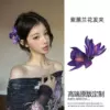 5705 Double Cymbidium Flower Hairpins-Purple