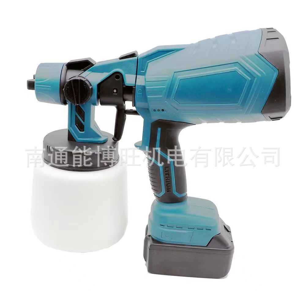 Venta al por mayor de pintura de litio pistola extraíble de alta presión PISTOLA DE PULVERIZACIÓN eléctrica herramienta de pulverización de pintura de látex PISTOLA DE PULVERIZACIÓN