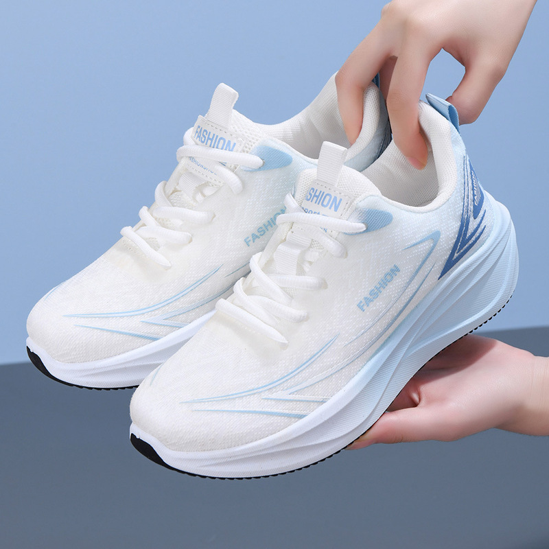Women's Autumn Thick-Soled Gradient Color Versatile Sneakers, Fashionable Casual Shoes, Comfortable Breathable Single-Mesh Running Shoes Women's Autumn Thick-Soled Gradient Color Versatile Sneakers, Fashionable Casual Shoes, Comfortable Breathable Single-Mesh Running Shoes