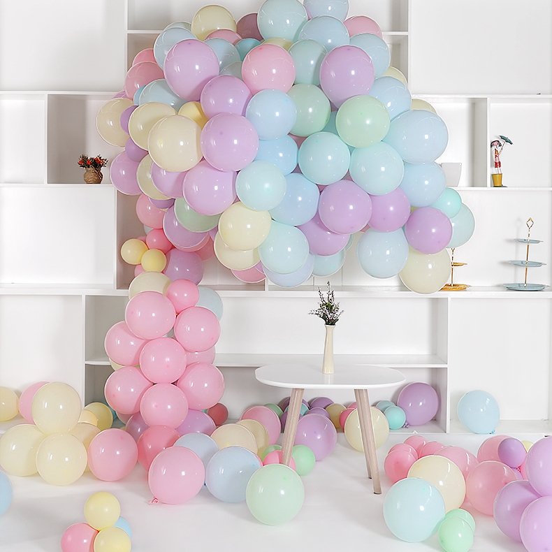 10-inch thick latex macaron balloon room hotel shopping mall women's…