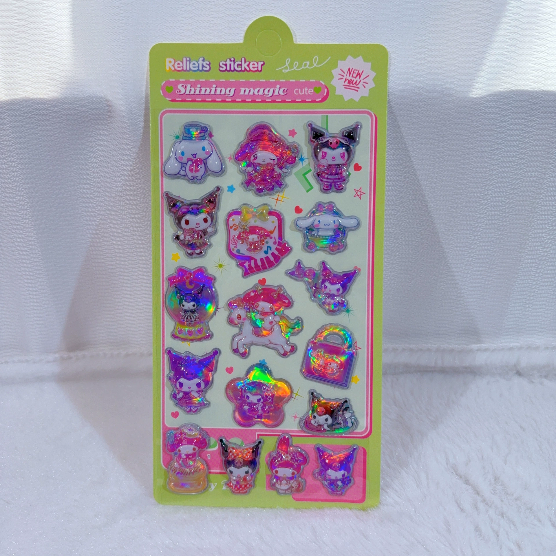 Children's three dimensional sticker, stickers, phone case, 3D