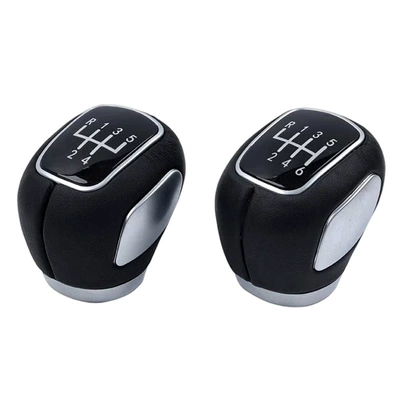 Suitable for BYD S6, S7, G5, G6, Song, Sirui, Surui manual transmission universal modified gear shift knob, leather gear knob (Cab and accessories) - five-speed-white-r-gear