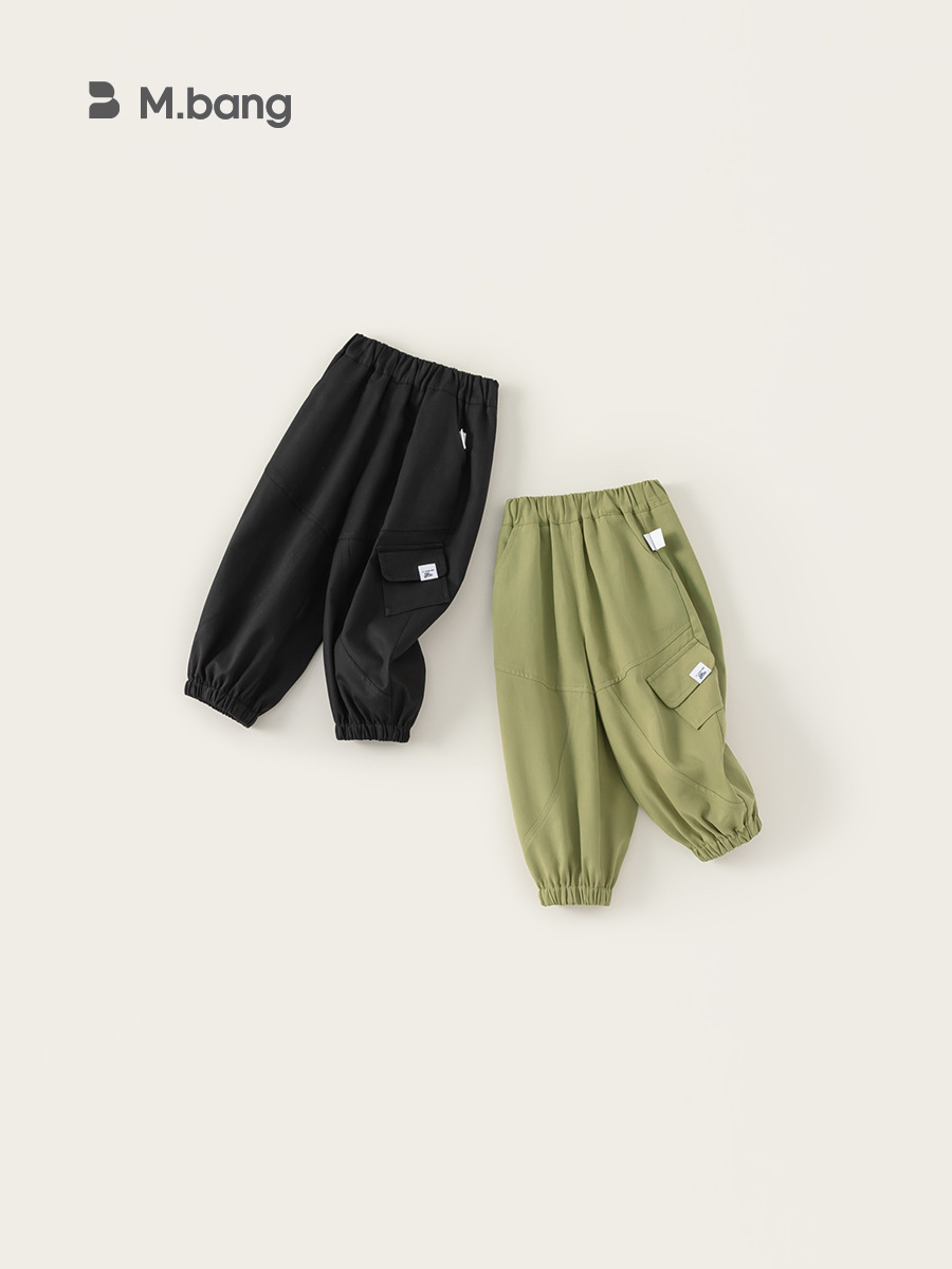 Yoobao ropa infantil para niños pantalones largos pantalones ociosos para niños 2026 primavera y otoño para niños pantalones de trabajo image 3