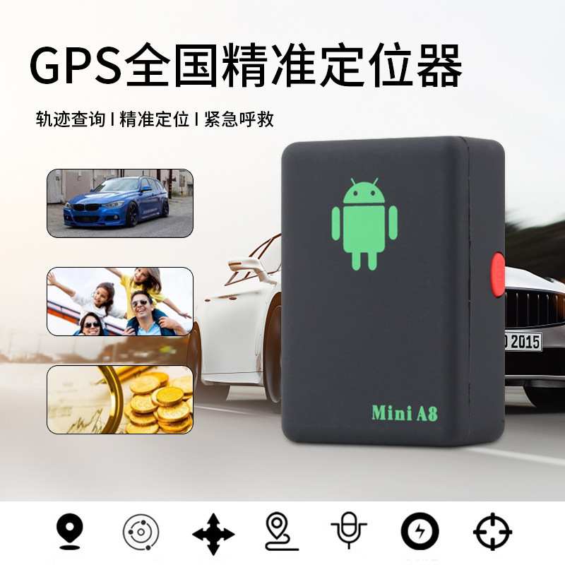 A8 localizador GPS antirrobo para personas mayores y niños mascotas pérdida de alarma de emergencia S0S posicionamiento GPS image 3