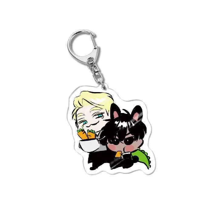 Two-dimensional peripheral acrylic keychain Korean comic code Anastasia pendant gift wholesale