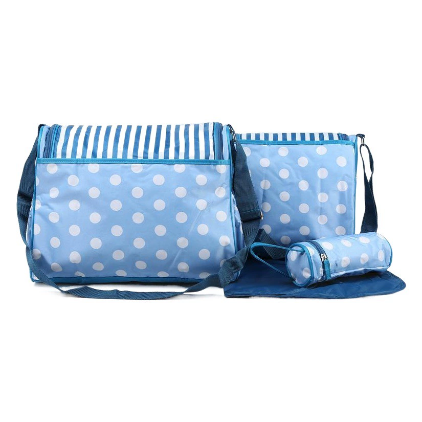 Модная сумка с принтом Big Dot Mummy Bag Набор из четырех предметов Многофункциональная большая емкость Фестиваль бабочек Сумка для мамы и ребенка
