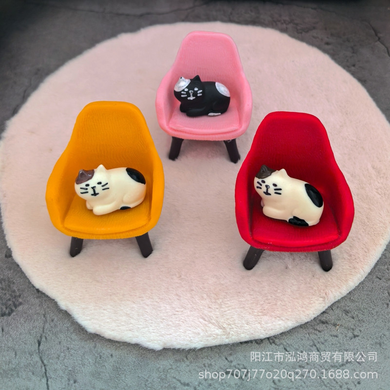 DOLLHOUSE Dollhouse parts Mini simulation sofa DIY Scenery scene Model resin Decoration