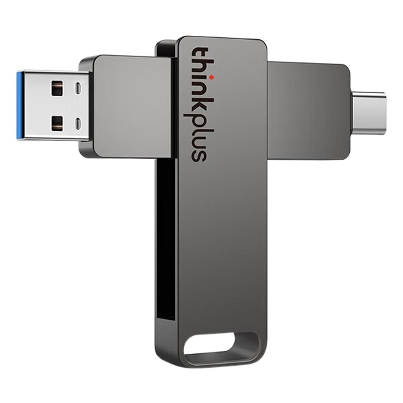 Adecuado para Lenovo thinkplus MU110, unidad flash USB USB 3,2 de doble interfaz, unidad flash USB de metal de doble uso para teléfono móvil de gran capacidad