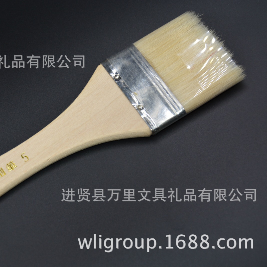 万里集团直营1-12号长杆猪鬃板刷 排刷 毛刷底纹刷排笔 工业木刷