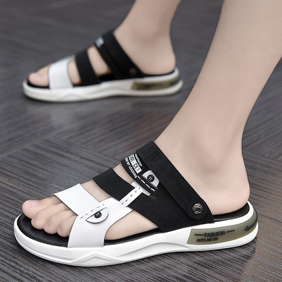 sandals  Sandals for men 2021 new pattern drive a car summer Trend Dual use leisure time Beach shoes motion sandals