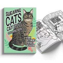 �羳��Ʒ Funny Kitty Memes Coloring Book ��Ȥ��С؈��ɫ��