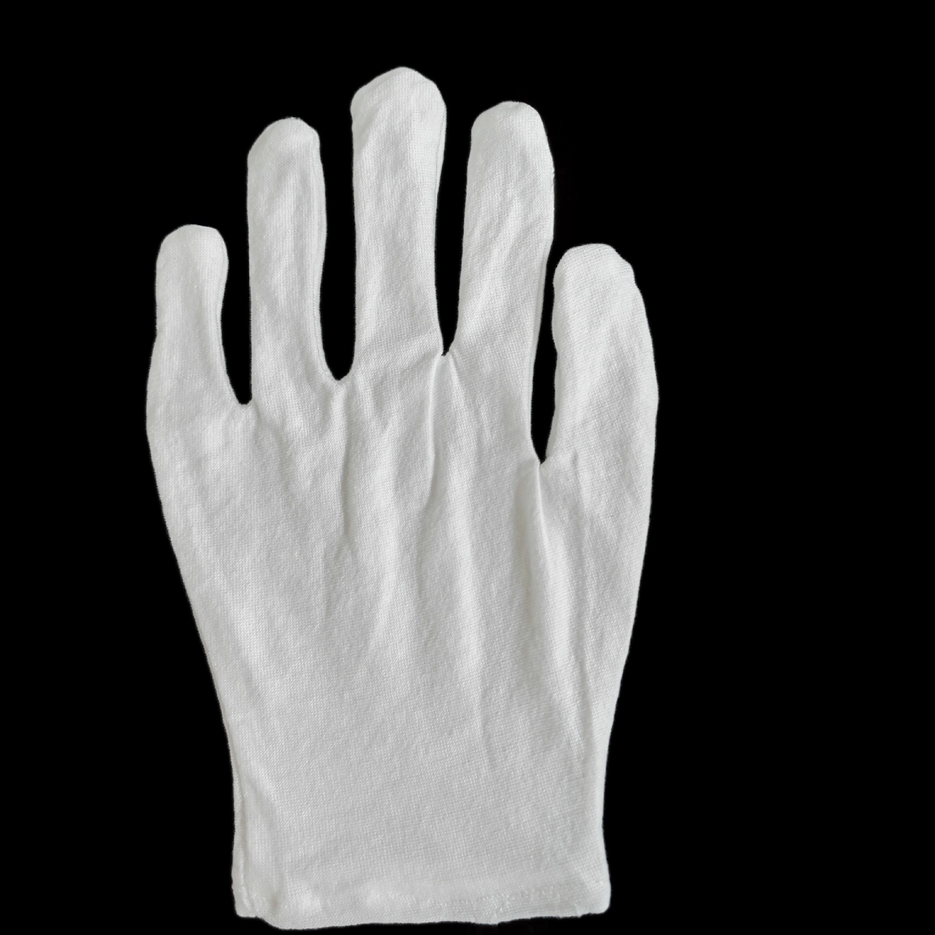 厂家大量批发白色作业棉手套汗布手套劳保手套电子厂品质检验手套