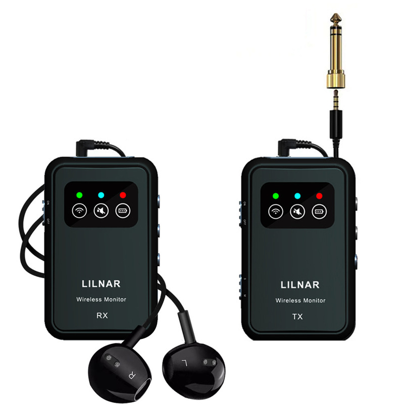 2.4g Wireless Monitoring System M7S Bodypack Transmitter and Receiver for Stage Band Performances with Low Latency Monitoring