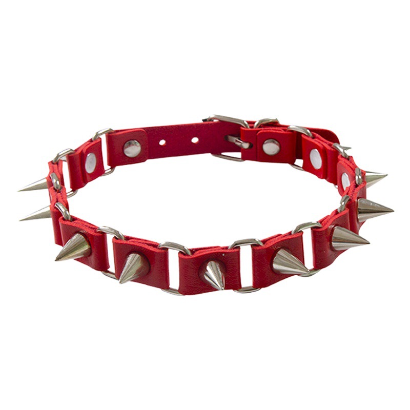 Jewelry Simple New Pointed Rivet Collar Punk Personality Accessories Trendy Necklace Chain Collar