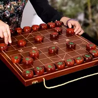 Китайские шахматы из высококачественного массива дерева со складной шахматной доской Китайские шахматы из высококачественного массива дерева со складной доской