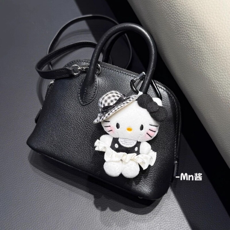 赫本风hellokitty小挂件可爱毛绒公仔女生高级感书包配饰送闺蜜|undefined