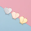 Accessory stainless steel heart-shaped, removable bracelet heart shaped, suitable for import, mirror effect