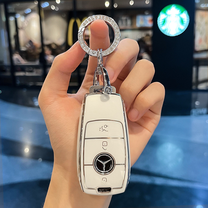 스타일 B [화이트 키 커버 + 다이아몬드 반지]