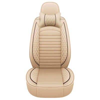Universal for Five Seats, Leather | Universal seat cover - beige-standard-edition