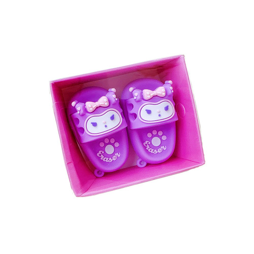 Creative Slipper Shape Coromi Eraser Kindergarten for Boys and Girls Cute Clean Eraser for Learning