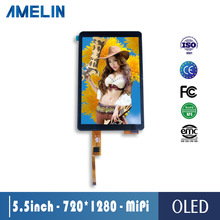 5.5��AMOLED���ݴ����� 720*1280�ֱ��� MIPI�ӿ���Ļ oled��ʾ��